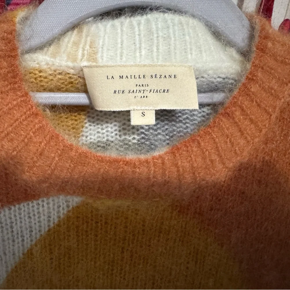 Sezane Multicolor Abstract Sweater - Picture 4 of 4